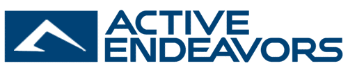 Active Endeavors logo - blue